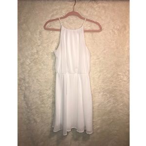 Francesca’s White Shift Dress